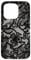 iPhone 15 Pro Black Lace Vintage Pattern Case