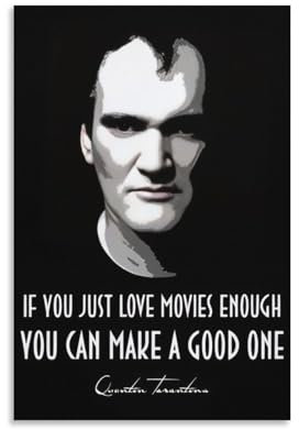 KPOKAHT Quentin Tarantino Wandkunst-Poster, Rollen, Leinwand, Gemälde, Bild, Wohnzimmer-Dekoration, Zuhause, 50 x 75 cm