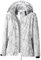 SYDUZAX Veste Softshell Femme Vestes Légère Imprimé Tendance Veste à Capuche Vestes De Randonnée Anti-Pluie Femme Veste Fonctionnelle Coupe-Vent Et Imperméable Printemps Automne Vestes Sport