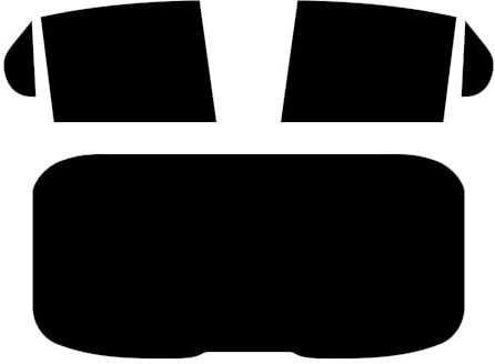 Window-Tint.co.uk Pre Cut Window Tint for Vauxhall Corsa 5-door Hatchback - 2019 and newer (F) - Rear Windows 5% Limo