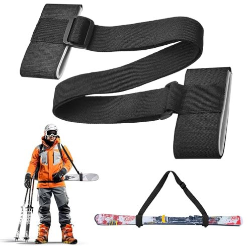 verstellbarer Snowboard Schultergurt, Schulter Skihalter, Verstellbarer Ski Tragegurt, Nylon Skigurte, Ski Tragegurt Schulter, Universal Ski Tragegurt, Wasserdichter Ski Tragegurt, Für Leicht Tragen