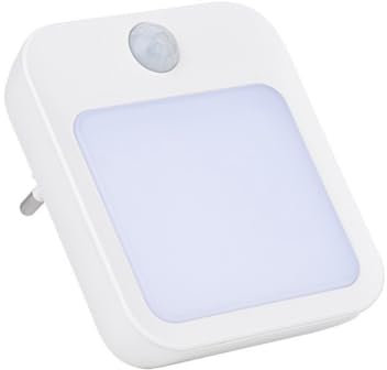 Pqahffowr Luz LED con detector de movimiento, luz para niños, lámpara de noche LED inteligente para mesita de noche, dormitorio, enchufe de la UE