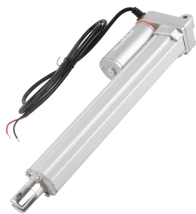 SIXRUN Elektrischer Linearantrieb, Kompakte Teleskopstange mit Hohem Schub, 200 Mm Hub, 24 V, für Elektrische Betten, Sofas, Aluminium