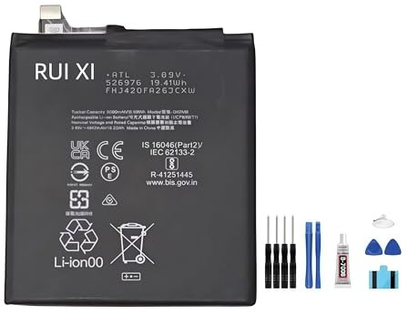 RUI XI Batteria compatibile Per Google Pixel 9 Pro XL 5060mAh 3.89V GH2MB Batteria Del Telefono