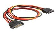 Delock Câble d'alimentation SATA 15 broches 50 cm pour ordinateur et SSD