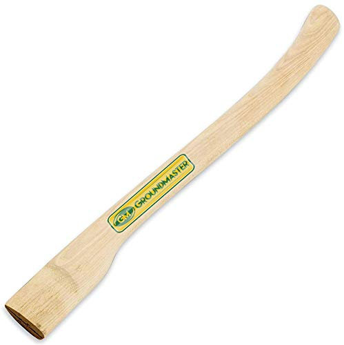 GroundMaster 12 - 24 Long Handheld Axe Handle - Strong Durable Hickory Shaft (12 (300mm))