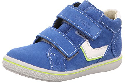Ricosta LAIF 67 2527700, Hohe Sneaker, Blau (Azur 157), 22 EU (UK Child 5.5 UK)
