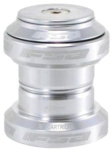 FSA Orbit MX 1-1/8Inches Threadless MTB Road Headset with Top Cap, Silver , XTE1508