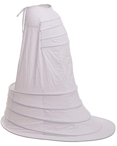 GRACEART Dam viktoriansk bustle hoop kjol crinoline bur cykelväska