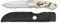 Cuchillo con grabado AGUILA Hoja 9,5 cm para Caza, Pesca, Camping, Outdoor, Supervivencia y Bushcraft Albainox 32199GR568 + Portabotellas de regalo