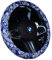 Mayco Bell Automotive Ethnic Flachsstoff Cute Elephant Universal Car Lenkradbezug