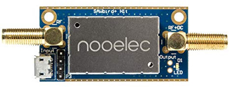 SAWbird+ H1 Barebones: Módulo de Filtro SAW Premium y Amplificador en Cascada de Ruido Ultra Bajo (LNA) para Aplicaciones de Línea de Hidrógeno (21cm). Frecuencia Central de 1420MHz