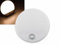 ChiliTec LED Außenlampe mit Bewegungsmelder Reichweite 15W 1520Lumen - Sensor Reichweite 9m 140° - IP54 Wandlampe für Haus Garten - Rund Ø21x5cm Licht Warmweiß