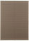 ondeco Plissee ohne Bohren mit Klemmträger viele Farben, Sonnenschutz für Fenster innen, Lichtschutz und Blickdicht, Plissee klemmfix Faltrollo Sichtschutz für Tür Braun 80x130 cm