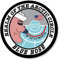 Sticker-Designs 10cm! Klebe-Folie Wetterfest Made-IN-Germany Navy Realm of The Arctic Circle Blue Nose UV&Waschanlagenfest Auto-Aufkleber Profi-Qualität! F1543