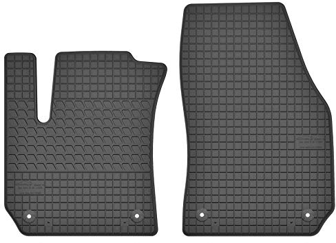 Fußmatten vorne 2er Set für Opel Zafira B 2005-2014 5-7 Sitzer Gummi Gummimatten