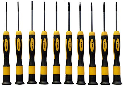 Nextool D1105-59 - Set di cacciaviti, 10 pezzi, Nero/Giallo
