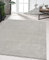 the carpet Marley eleganter Designer Teppich Wohnzimmer, weicher & pflegeleichter Kurzflor Wohnzimmerteppich in Silber, Teppich 200 x 290 cm