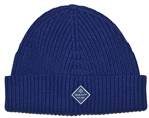 GANT Herren Unisex. Cotton Rib Knit Hat Ohrenschützer