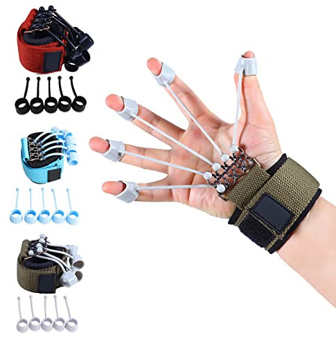 Handtrainer Fingertrainer 20 Pfund Griffkraft Trainer Hand Training Hand Gripper zur Kräftigung Handmuskeltrainer und Unterarmtrainer