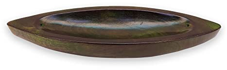 LAMARE - Portaincenso in Legno Tropicale per Bastoncini – Fatto a Mano – Bruciacenere e Raccoglitore di Cenere Fatto a Mano – 100% Ecologico - Amsterdam 29,5 x 7,5 x 4 cm