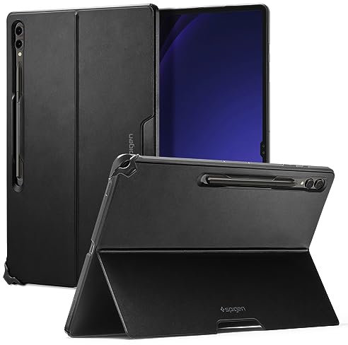 Spigen Thin Fit Pro Hülle Entwickelt für Samsung Galaxy Tab S10 Ultra (2024) / S9 Ultra (2023) / S8 Ultra (2022) - Schwarz