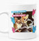 Happysimo Taza Enamorados Tú y Yo Hasta el Fin del Mundo Perros Chihuahua en Moto. Taza Original idea regalo pareja. Regalo San Valentín