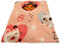 Gabby's Dollhouse Fleecedecke mit Herzen und Sternen, Polyester, 150 x 100 cm, Rosa, Decke