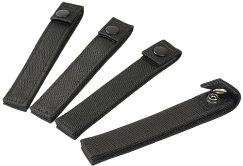VEPKOIT Molle Straps 4 inch, Tactical Mod Strap Molle Webbing Straps, Military Backpack Molle Accessories Snap Strap, Outdoor Bag Nylon Thumb Molle Connectors Black/Army Green/Coyote