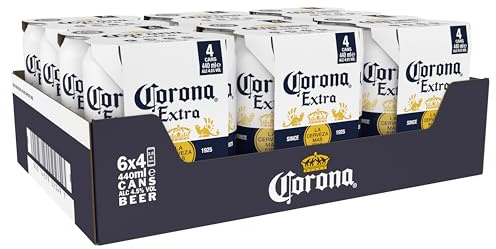 Corona Extra Lager Beer Can, 24 x 440ml