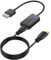 AUTOUTLET Adaptateur Wii HDMI Wii 2 Hdmi 1080P/720P Full HD Converter avec Prise de Sortie Audio Vidéo 3,5 mm et Câble HDMI 1,8 m pour Nintendo Wii Wii U TV Monitor Beamer Television，Noir