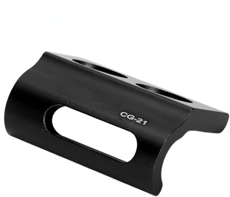 Qukaim Bike e Gear Hook Bike Front Derailleur Hanger, Aluminum Alloy Mount Adapter, Sturdy e Gear Hook for Biking Accessories, Black