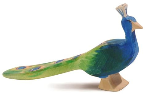 Generisch Ostheimer - 11844 - Pfau, Holz, 13cm x 3cm x 8cm