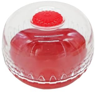 Xuminny Vegetable Containers With Refrigerator Lid, Fridge Storage Containers, Onions Storage Container, Vegetable Fruit Storage Containers for Fridge (Red)