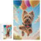 Puzzles for Adults 1000 Pieces - Balloons Yorkshire Terrier Funny Boxed Puzzles,Challenging and Relaxing Gifts Idea for Puzzle Enthusiasts