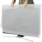 TV Wrap Cover for Moving & Shipping, 2 Pcs Foam Flat Screen TV Cover and Bubble Cushioning Wrap Reusable Flat Screen TV Protection Fits Up to 65''W x 37''H During House Moving,Home Renovation, Storing