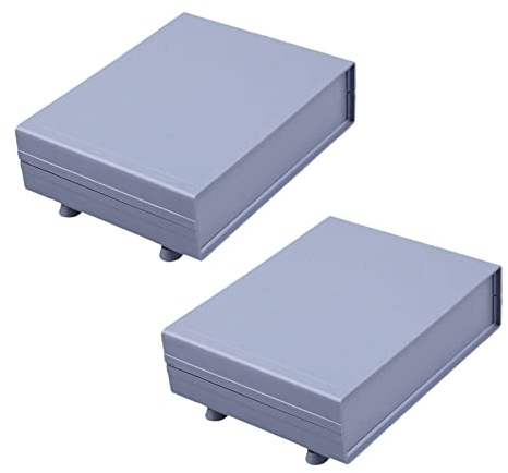 KEALLANS 2 x Anschlussdose aus Kunststoff, für Elektroherd, 152 x 120 x 42 mm, Hellgrau