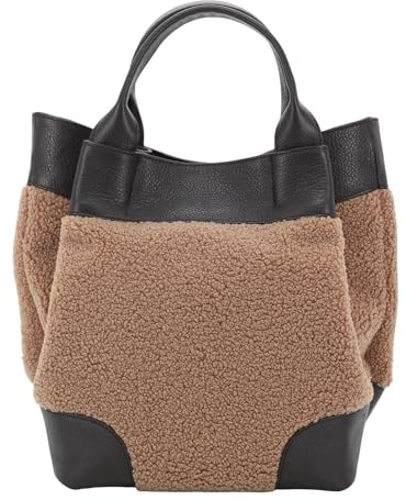 Abro Leder Schultertasche Essential Shopper Camel braun