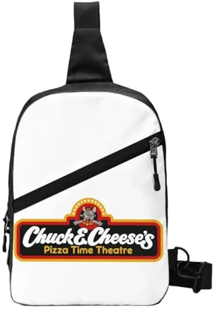 Chuck E Cheese Logo Brusttasche Herren Sling Crossbody Rucksack Brusttasche Reisen Wandern Tagesrucksack Schultertasche