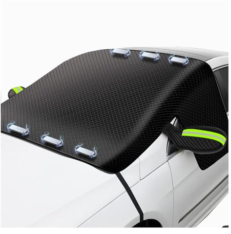 AAXgy Magnetische Scheibenabdeckung für Dacia Lodgy 2012-2023 2024 2025, Ganzjahres-Schutz Als Frostschutz Im Winter & Sonnenschutz Im Sommer Gegen EIS, UV