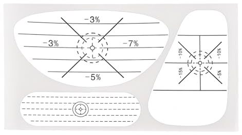 Lunarthos Golf Impact Tape – 300 Stück Schlagaufkleber für Holz, Eisen, Putter | Verbessert Schwunggenauigkeit und Distanz