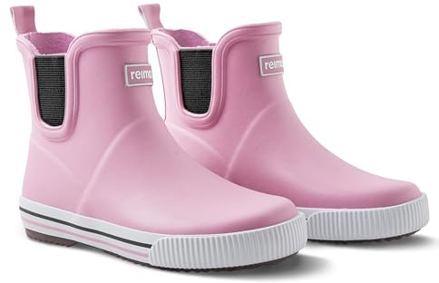 Reima - Ankles Regenstiefel für Kinder - Gummistiefel für Jungen und Mädchen, flexible Laufsohle, reflektierende Details, herausnehmbare Einlegesohlen - Light Heather, 29