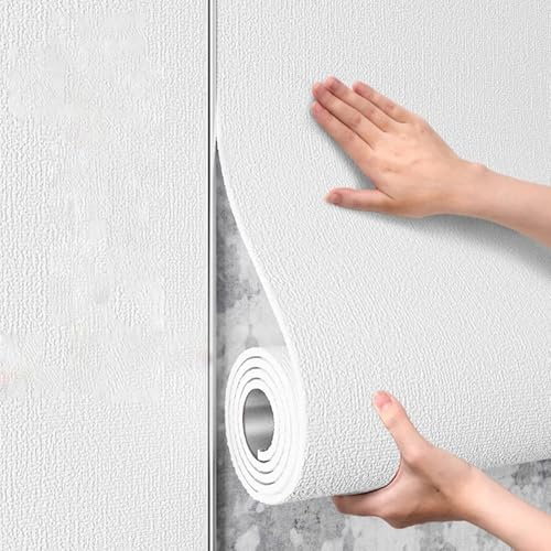 NEPHRA Papier peint adhesif mural auto-adhésif imperméable, Isolation thermique et phonique, Mousse XPE 5 mm, Pour plafonds cuisine chambre salon(50cm x 5m)