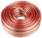 Cavo altoparlante High End per HiFi Audio CCA da 100 metri, 2 x 4 mm, cavo in rame trasparente