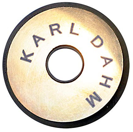 Karl Dahm Fliesenschneider Titan Ersatzrad ohne Achse l Ersatz-Schneidrad für Karl Dahm Fliesenschneidemaschinen l Höchste Präzision beim Schneiden von Fliesen, Feinsteinzeug oder Glasfliesen – 11308