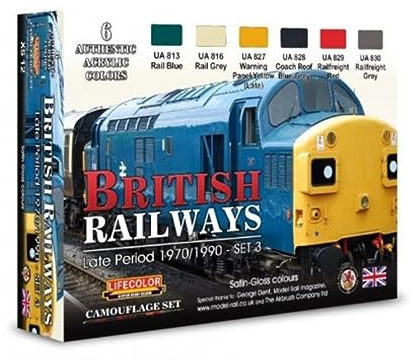 Lifeolor XS12 Acrylic Colours for British Railways