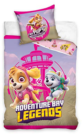 Carbotex Bettwäsche Paw Patrol 140x200+70x90 Baumwolle