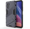 Alamo Panzer Mobile Phone Case for Xiaomi Poco F3 / MI 11i 5G, TPU + PC Protective Silicone Case Shockproof Case Cover Stand - Grey