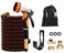 100 Feet Newest Expandable Strongest Hose with & Pattern Spray Nozzle (Black Orange Line)