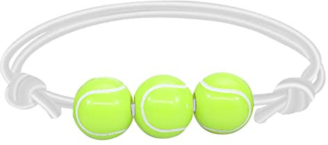 Damen Armband Modeschmuck Basketball Baseball Armband Wachslinie Tennis Rugby Armband Jungen Mädchen Sportschmuck Fußkette Schmuck Kette Armband für Frauen Armkette Bracelet (F, One Size)